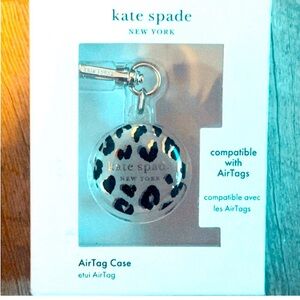 Kate Spade Leopard Print AirTag Case